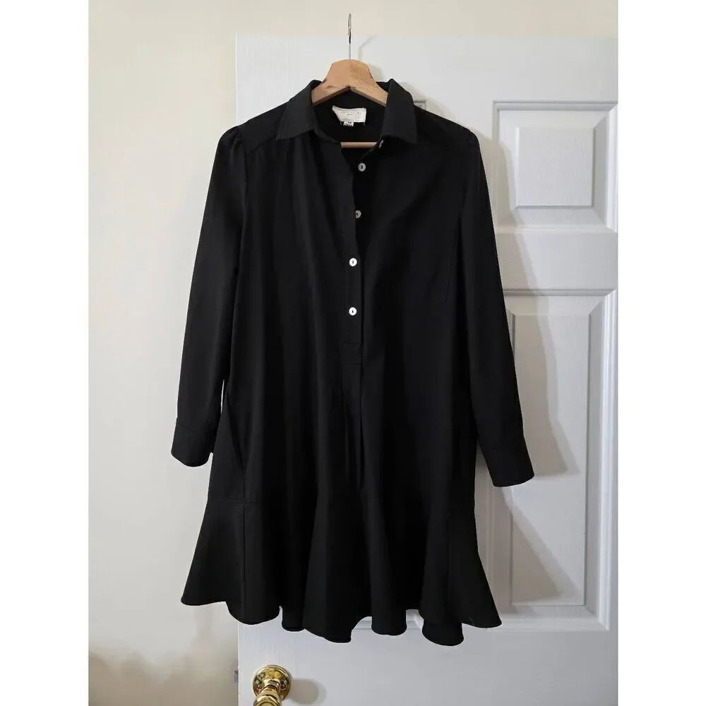 Tuckernuck Pomander Place Black Mini Dress M